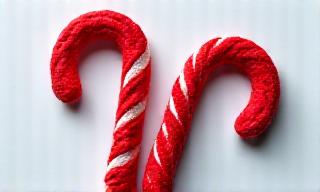 Snoepjes met een gebreid wolpatroon